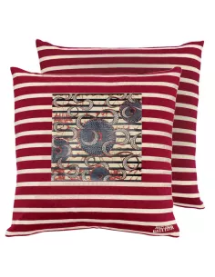 Coussin Origine rouge Jean Paul Gaultier - Coussins