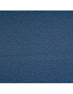 Tissu Facette bleu - Tissus Lelievre