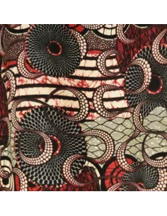 Tissu Meltingpot rouge, Jean Paul Gaultier