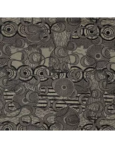 Tissu Metisse taupe Jean Paul Gaultier
