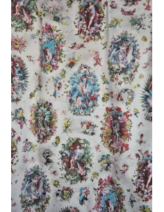 Tissu Angelots écarlate Jean Paul Gaultier 2