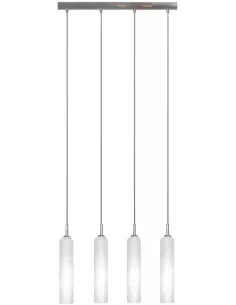 Suspension design - Suspension metal et verre opalin