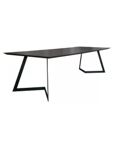 Table de salle à manger design Viga plateau en chêne PH Collection