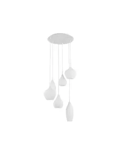 Suspension Soft ronde blanche Ideal Lux - Suspension design