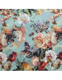 Tissu Botanique Bleuet - Jean Paul Gaultier