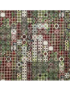 Tissu Azulejos Laque - Jean Paul Gaultier