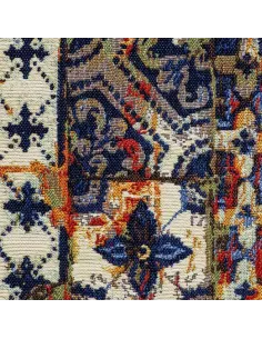 Tissu Azulejos Mandarine - Jean Paul Gaultier 2