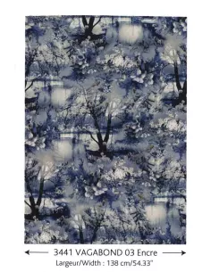 Tissu Vagabond Encre, Jean Paul Gaultier 2
