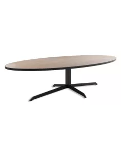 Table de repas design ovale Flo de grande dimension PH Collection