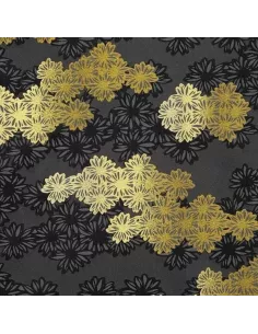 Tissu Kori anthracite - K3 design by Kenzo Takada
