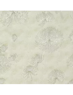 Tissu Kiku Awase jacquard ivoire K3 design by Kenzo Takada