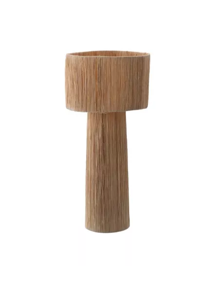 Grande lampe lampadaire Yagrine en bambou naturel D45 x H100 cm