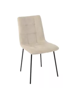 Chaise design Liona Beige Ivoire - Athezza | DecoenLigne