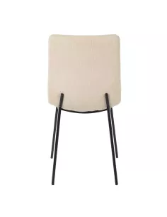 Chaise design Liona Beige Ivoire - Athezza | DecoenLigne 2
