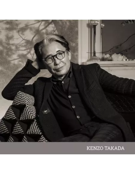 Plaid frangé Shinlin motif paysage forestier K3 by Kenzo Takada