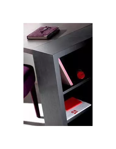 Bureau design Nappa PH Collection en chêne aux rangements des 2 côtés