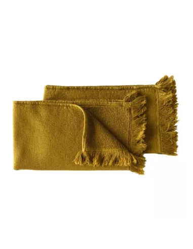 x2 Serviette Invités Luna Nuts La Cerise sur le Gâteau en coton Bio