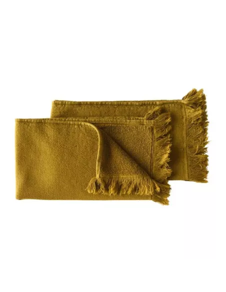 x2 Serviette Invités Luna Nuts La Cerise sur le Gâteau en coton Bio