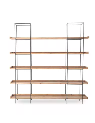 Étagère Schola d’Athezza – Design industriel bois et métal