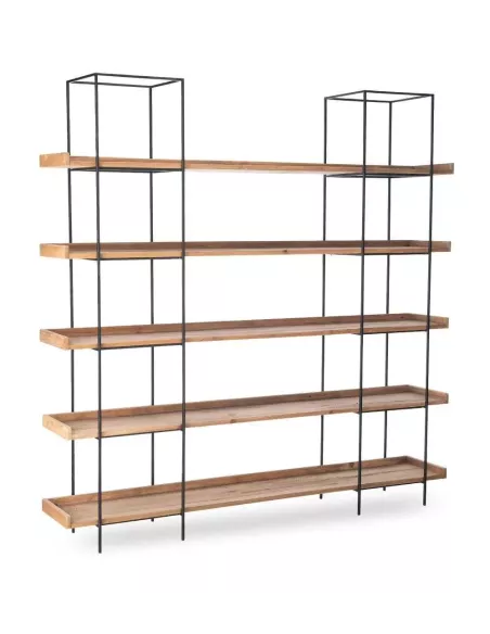 Étagère Schola d’Athezza – Design industriel bois et métal