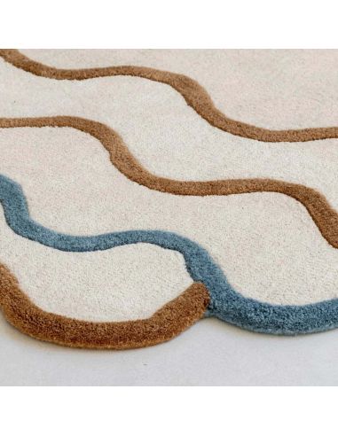 Tapis Coquillage Edito Paris – Design organique ovale