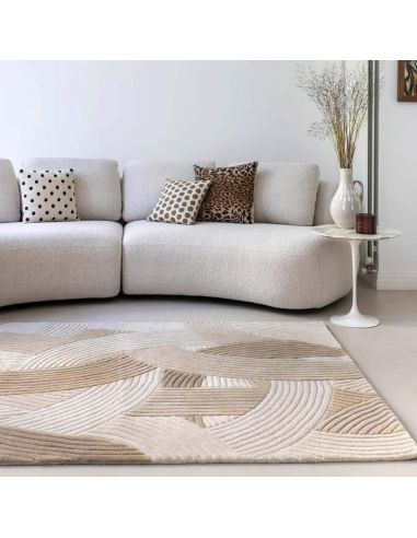 Tapis Canopée Beige – Edito x Samuel Accoceberry