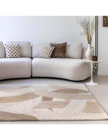 Tapis Canopée Beige – Edito x Samuel Accoceberry