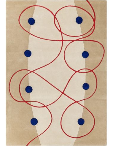 Tapis Voyage Marseille Red – Carpets & More x Malwina Konopacka