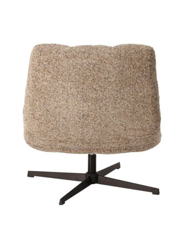 Fauteuil Montclar beige chiné Athezza bouclé design