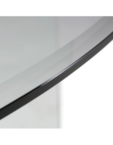 Table de repas ronde en verre 135 cm | Thai Natura