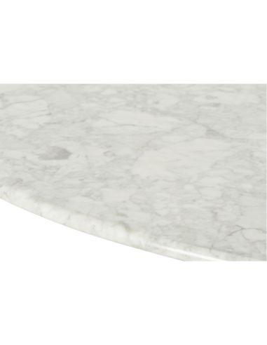 Table Marbella Ovale Blanche marbre 180 cm | Athezza