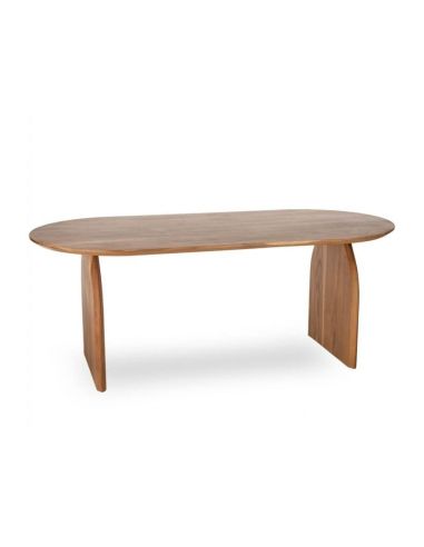 Table Repas Ovale Nerja 200 cm Bois de Manguier - Athezza