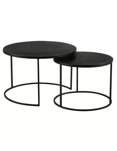 Set de 2 Tables Basses Gigognes Palma - Athezza