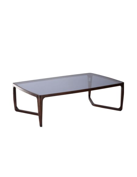 Table Basse Rectangle Arco en Frêne et Verre - Athezza