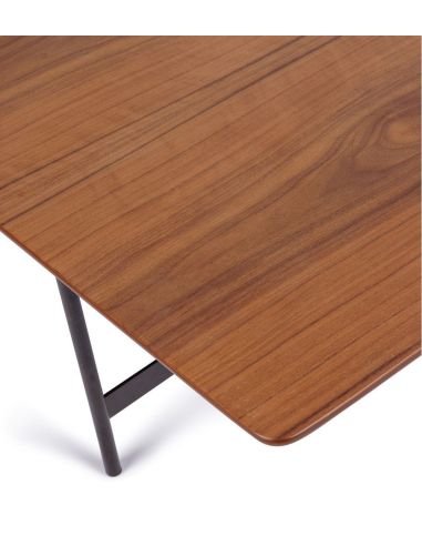 Table Basse Rectangulaire Surrey Bois et Métal | Athezza