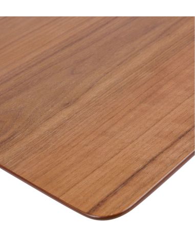 Table Basse Carrée Surrey 100x100 Bois et Métal | Athezza