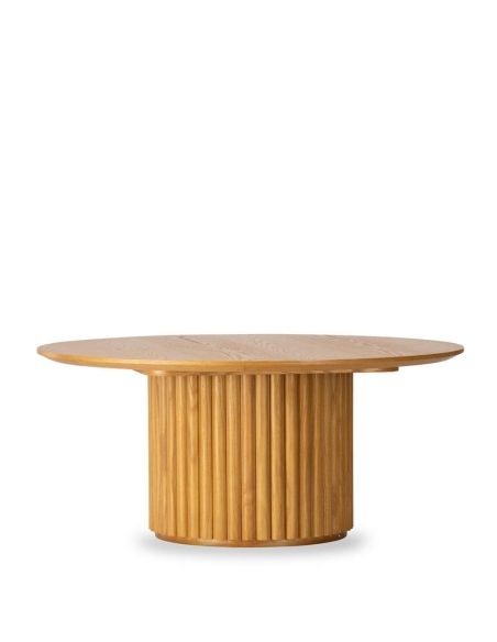 Table Basse Ronde Ham Bois Naturel | Athezza