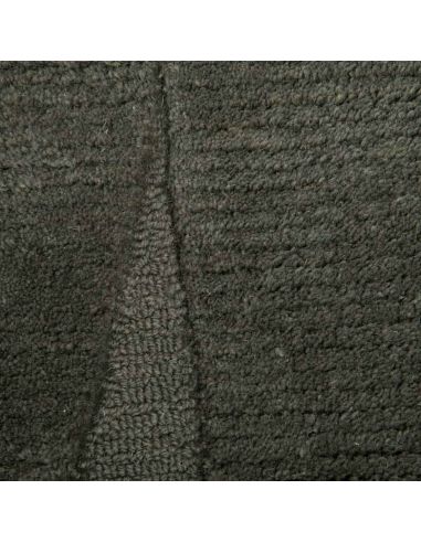 Tapis Vassily Kaki - Idaho Éditions | Laine Naturelle | DecoenLigne