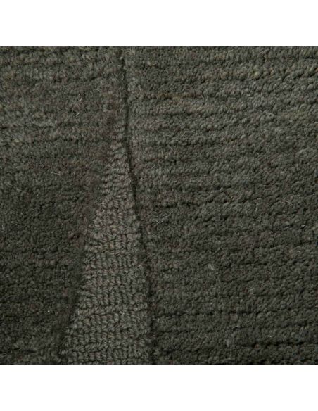 Tapis Vassily Kaki - Idaho Éditions | Laine Naturelle | DecoenLigne