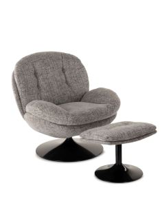 Fauteuil Memento Gris Souris chiné | Athezza