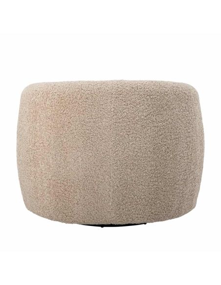 Fauteuil Pivotant Bouclette Bocca | Bloomingville