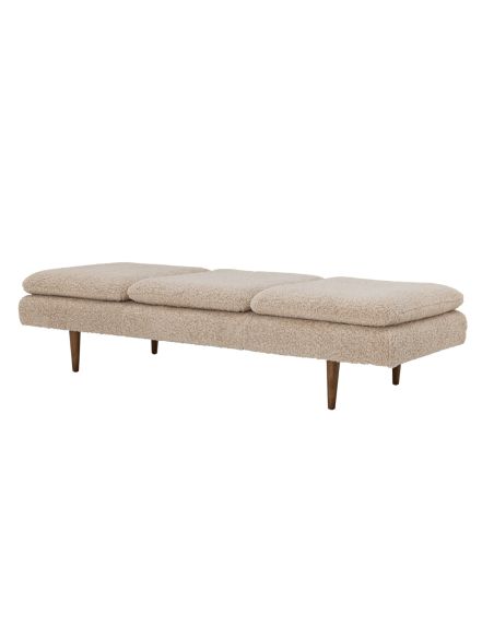 Banquette Bouclette Beige Pione | Bloomingville