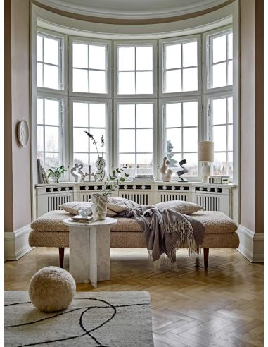 Banquette Bouclette Beige Pione | Bloomingville
