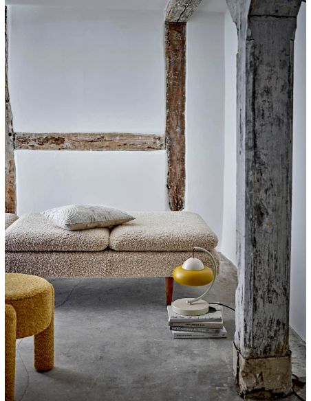 Banquette Bouclette Beige Pione | Bloomingville