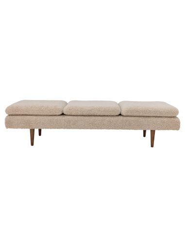 Banquette Bouclette Beige Pione | Bloomingville