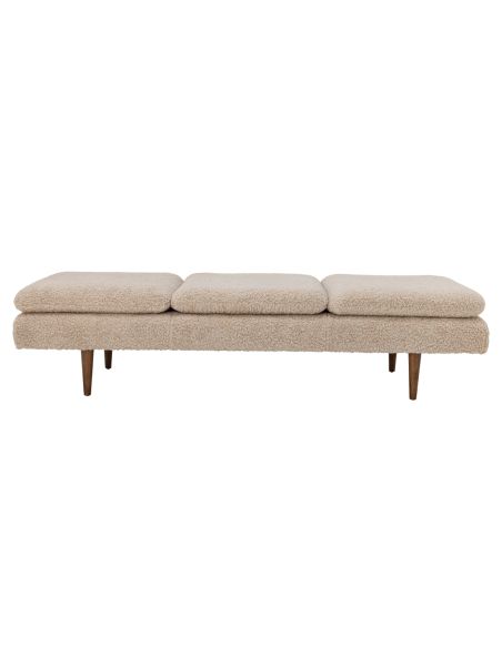 Banquette Bouclette Beige Pione | Bloomingville