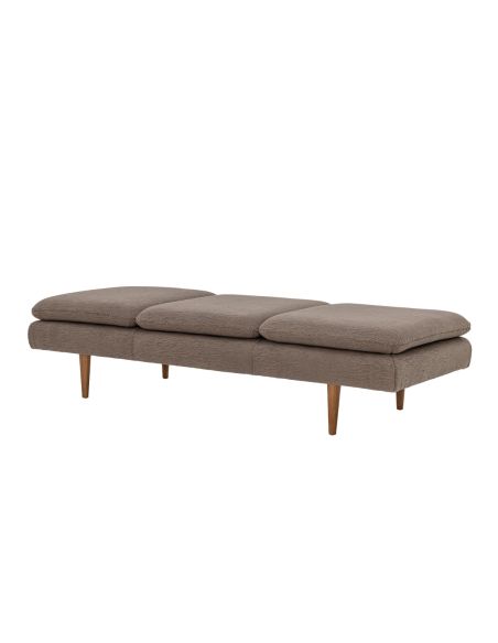 Banquette Tissu Texturé Marron Pione | Bloomingville