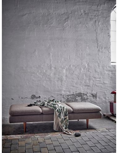 Banquette Tissu Texturé Marron Pione | Bloomingville