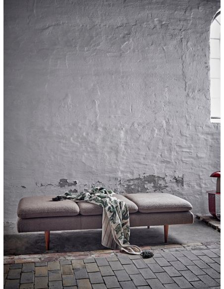 Banquette Tissu Texturé Marron Pione | Bloomingville