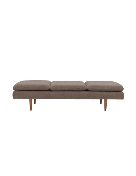 Banquette Tissu Texturé Marron Pione | Bloomingville